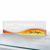 Wavecrest Desk Name Plate - Clear