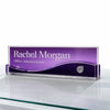 Wavecrest Desk Name Plate - Frosted