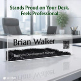 Terrain Desk Name Plate - Clear