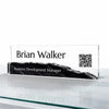 Terrain Desk Name Plate - Clear