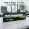 Terrain Desk Name Plate - Frosted