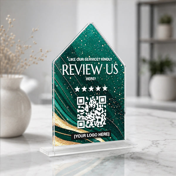 Peak Acrylic Table Sign