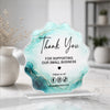 Rosette Acrylic Table Sign
