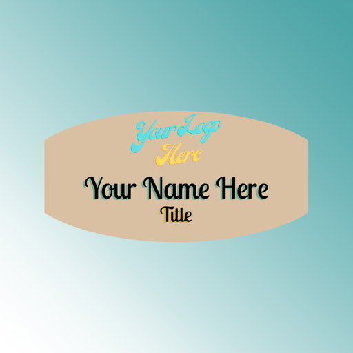 Customized Nametag | Acrylic Nametags | Name plate | Full Color custom nametag | Black and White Nametag | Red Blue Green Yellow Nametag | Clear Acrylic