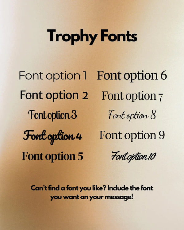 Award Fonts