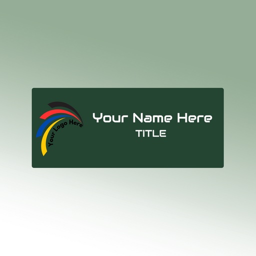 Customized Nametag | Acrylic Nametags | Name plate | Full Color custom nametag | Black and White Nametag | Red Blue Green Yellow Nametag | Clear Acrylic