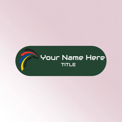 Customized Nametag | Acrylic Nametags | Name plate | Full Color custom nametag | Black and White Nametag | Red Blue Green Yellow Nametag | Clear Acrylic