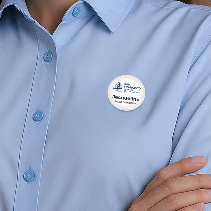 Circular Name tag