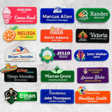 Logo cut-out Name tag