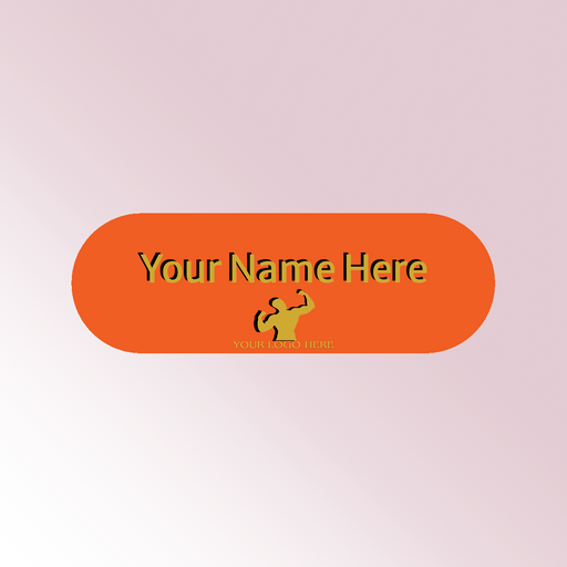 Customized Nametag | Acrylic Nametags | Name plate | Full Color custom nametag | Black and White Nametag | Red Blue Green Yellow Nametag | Clear Acrylic