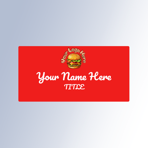 Customized Nametag | Acrylic Nametags | Name plate | Full Color custom nametag | Black and White Nametag | Red Blue Green Yellow Nametag | Clear Acrylic