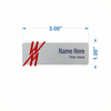 Ward Law 3D Name Tag