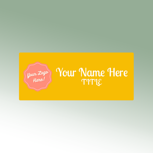 Customized Nametag | Acrylic Nametags | Name plate | Full Color custom nametag | Black and White Nametag | Red Blue Green Yellow Nametag | Clear Acrylic