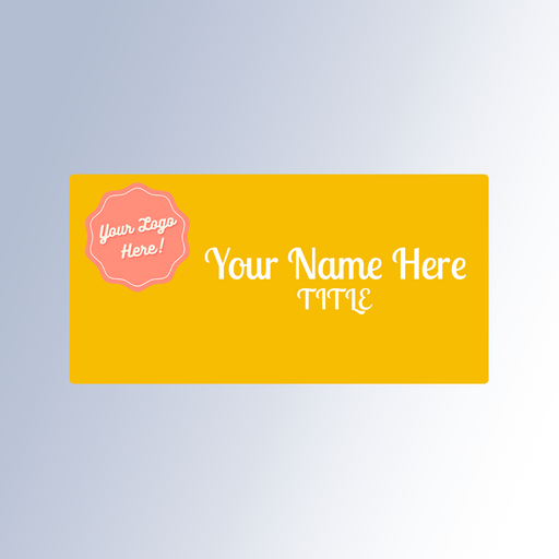 Customized Nametag | Acrylic Nametags | Name plate | Full Color custom nametag | Black and White Nametag | Red Blue Green Yellow Nametag | Clear Acrylic