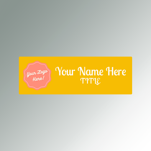 Customized Nametag | Acrylic Nametags | Name plate | Full Color custom nametag | Black and White Nametag | Red Blue Green Yellow Nametag | Clear Acrylic