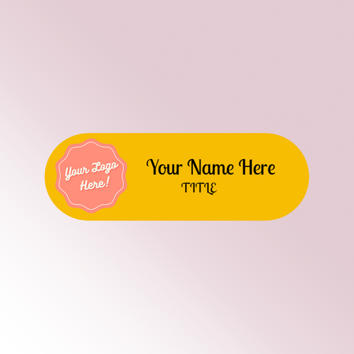 Customized Nametag | Acrylic Nametags | Name plate | Full Color custom nametag | Black and White Nametag | Red Blue Green Yellow Nametag | Clear Acrylic