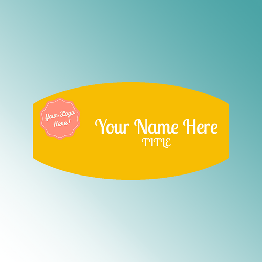 Customized Nametag | Acrylic Nametags | Name plate | Full Color custom nametag | Black and White Nametag | Red Blue Green Yellow Nametag | Clear Acrylic