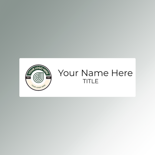 Customized Nametag | Acrylic Nametags | Name plate | Full Color custom nametag | Black and White Nametag | Red Blue Green Yellow Nametag | Clear Acrylic