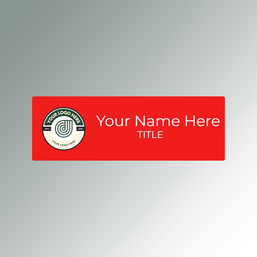 Customized Nametag | Acrylic Nametags | Name plate | Full Color custom nametag | Black and White Nametag | Red Blue Green Yellow Nametag | Clear Acrylic