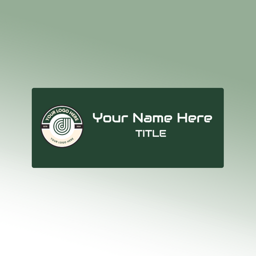 Customized Nametag | Acrylic Nametags | Name plate | Full Color custom nametag | Black and White Nametag | Red Blue Green Yellow Nametag | Clear Acrylic