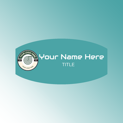 Customized Nametag | Acrylic Nametags | Name plate | Full Color custom nametag | Black and White Nametag | Red Blue Green Yellow Nametag | Clear Acrylic